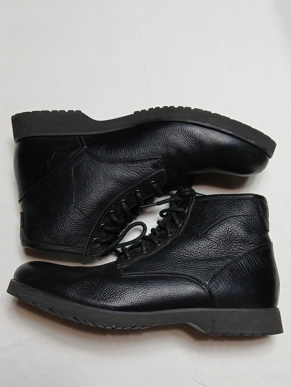 UGG Black Men's Chukka Lace-Up Boots Sie 10